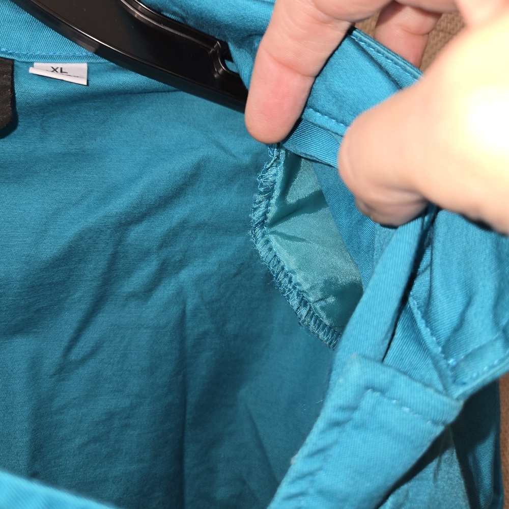 NWOT Bob Mackie Wearable Art Turquoise Women's Jacket Size XL - Picture 11 of 14